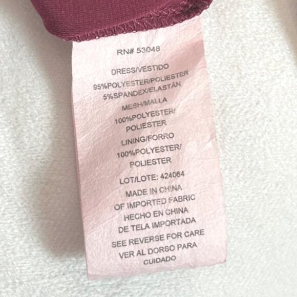 Nightway Wine Red Lace Halter Sleeveless Slit Full Length Cocktail Prom Gown 2 - Picture 8 of 8